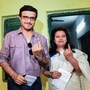 সৌরভ ও ডোনা। (Debajyoti Chakraborty)