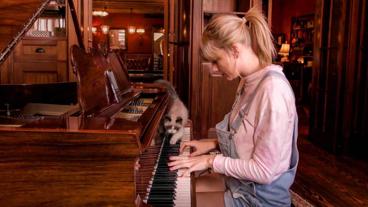 Taylor Swift and Benjamin Button in ‘Miss Americana.’