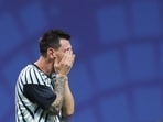 Argentina's forward #10 Lionel Messi celebrates after winning the 2026 World Cup round of 16 football match between Argentina and Egypt
