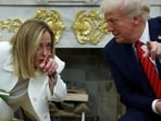 After Trump's photo-op claim, Meloni rejected the allegations. 