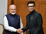 PM Modi and Karan Johar