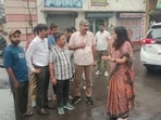 Residents alleged that, like every year, the municipal corporation failed to clean drains on time. (HT Photo)