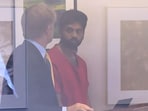 Avinash Narne being produced in court.