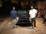 Sivakumar Murugesan seemed pumped to receive a new car from Sivakarthikeyan. 