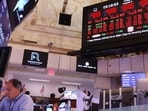 Dow Jones fell nearly 800 points as Trump declared the Iran ceasefire over (Photo by Michael M. Santiago / GETTY IMAGES NORTH AMERICA / Getty Images via AFP)