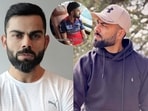 Virat Kohli and Chandigarh's Kartik Sharma (Left and inset)