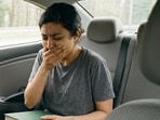 Often while reading, many people may feel nauseous while travelling in a car. 