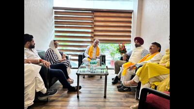 Baghel is in Punjab, which goes to polls early next year, on a five-day visit. (HT) Baghel is in Punjab, which goes to polls early next year, on a five-day visit. (HT)