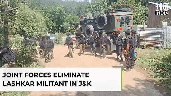 Lashkar terrorist killed in joint security operation in J&amp;K's Shopian