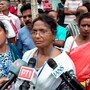 এনকাউন্টার নিয়ে নিজের প্রতিক্রিয়া জানিয়েছেন পানিহাটির বিধায়ক তথা আরজি কর-কাণ্ডে নিহত চিকিৎসকের মা রত্না দেবনাথ(PTI)