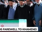 ‘Death to us’ chants ring out in Mashhad at Khamenei final funeral prayer