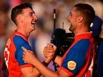 England defeated India by nine wickets.