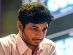 File image of Indian Grandmaster Vidit Gujrathi at Tata Steel Chess India Rapid & Blitz Tournament 2023 (PTI)