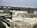 Kiran Deshmukh, executive engineer of the Khadakwasla Dam Cluster, said the release was being regulated to ensure reservoir safety. (MAHENDRA KOLHE/ HT)