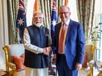 Prime Minister Narendra Modi and Australian Prime Minister Anthony Albanese during the Australia-India Annual Leaders' Summit, in Melbourne.