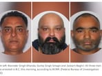 The three who were arrested by the FBI.