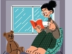The best way to read in the monsoon is to curl up with tea and pakoras. (SHUTTERSTOCK)