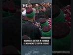 Khamenei Funeral Procession Reaches Karbala, Thousands Join Mourning Procession
