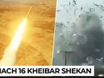 Fresh tensions have erupted after Iranian media claimed the IRGC launched Kheibar Shekan ballistic missiles, cruise missiles and drones against multiple U.S. military facilities across the Gulf following American airstrikes. Fresh tensions have erupted after Iranian media claimed the IRGC launched Kheibar Shekan ballistic missiles, cruise missiles and drones against multiple U.S. military facilities across the Gulf following American airstrikes.