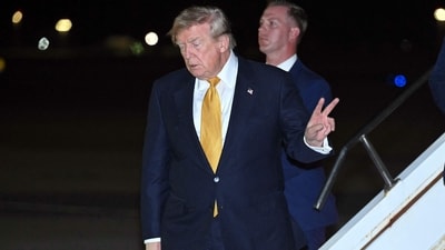 Trump has repeatedly said that he prevented a full-scale conflict between the two nuclear-armed neighbours, a claim that India has rejected. (AFP) Trump has repeatedly said that he prevented a full-scale conflict between the two nuclear-armed neighbours, a claim that India has rejected. (AFP)