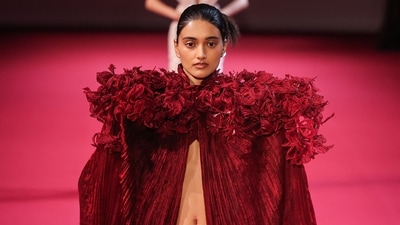 With this collection, Manish aimed to display his body of work on one of fashion's most exclusive global platforms. (AFP) With this collection, Manish aimed to display his body of work on one of fashion's most exclusive global platforms. (AFP)