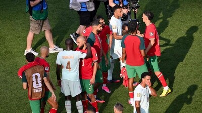 The final whistle was followed by touching scenes as French and Moroccan players embraced and exchanged warm greetings. Kylian Mbappe and several others shared hugs and words of respect with their opponents, reflecting the mutual admiration between the two teams after an intense quarterfinal. (AFP)