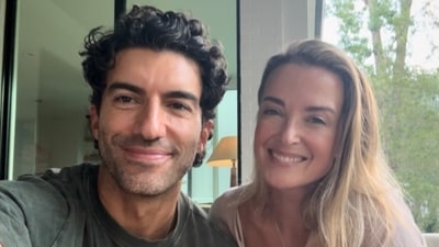 Justin Baldoni and wife Emily spoke about the legal battle with Blake Lively. Justin Baldoni and wife Emily spoke about the legal battle with Blake Lively.