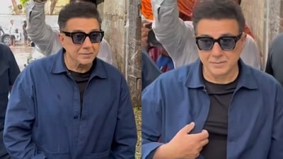 Sunny Deol at Ikka screening. Sunny Deol at Ikka screening.