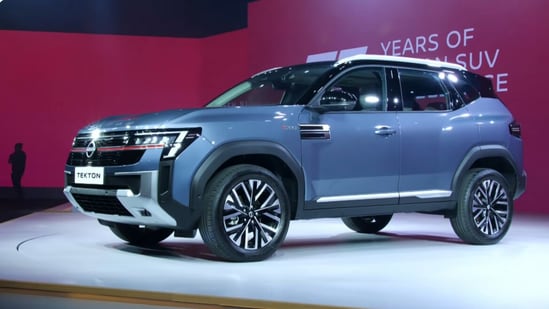 Nissan Tekton is a compact midsize SUV nicknamed the ‘Baby Patrol’, featuring design inspired by the flagship Nissan Patrol, built on the CMF-B platform.