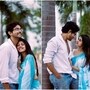 প্রেমিক দেবজ্যোতি রায়ের সঙ্গে সৌমি। 