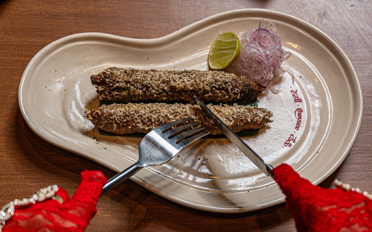 Kali Miri Seekh kebab Kali Miri Seekh kebab