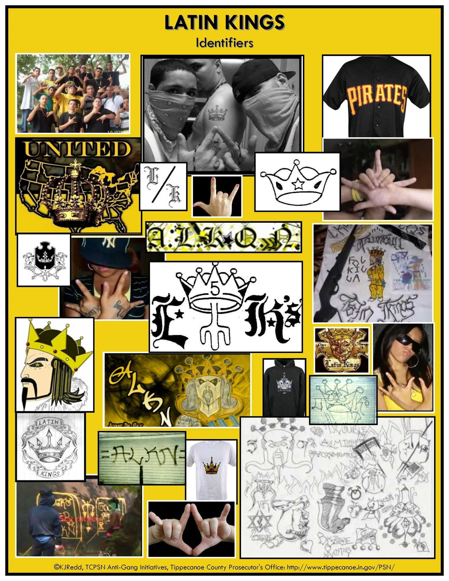 Latin Kings was accused of carrying out at least 19 murders in Chicago-Northwest Indiana and Texas. While its alleged crimes were scattered from the 1940s to 2010s, the US government describes it as an active criminal organisation. (tippecanoe.in.gov) Latin Kings was accused of carrying out at least 19 murders in Chicago-Northwest Indiana and Texas. While its alleged crimes were scattered from the 1940s to 2010s, the US government describes it as an active criminal organisation. (tippecanoe.in.gov)