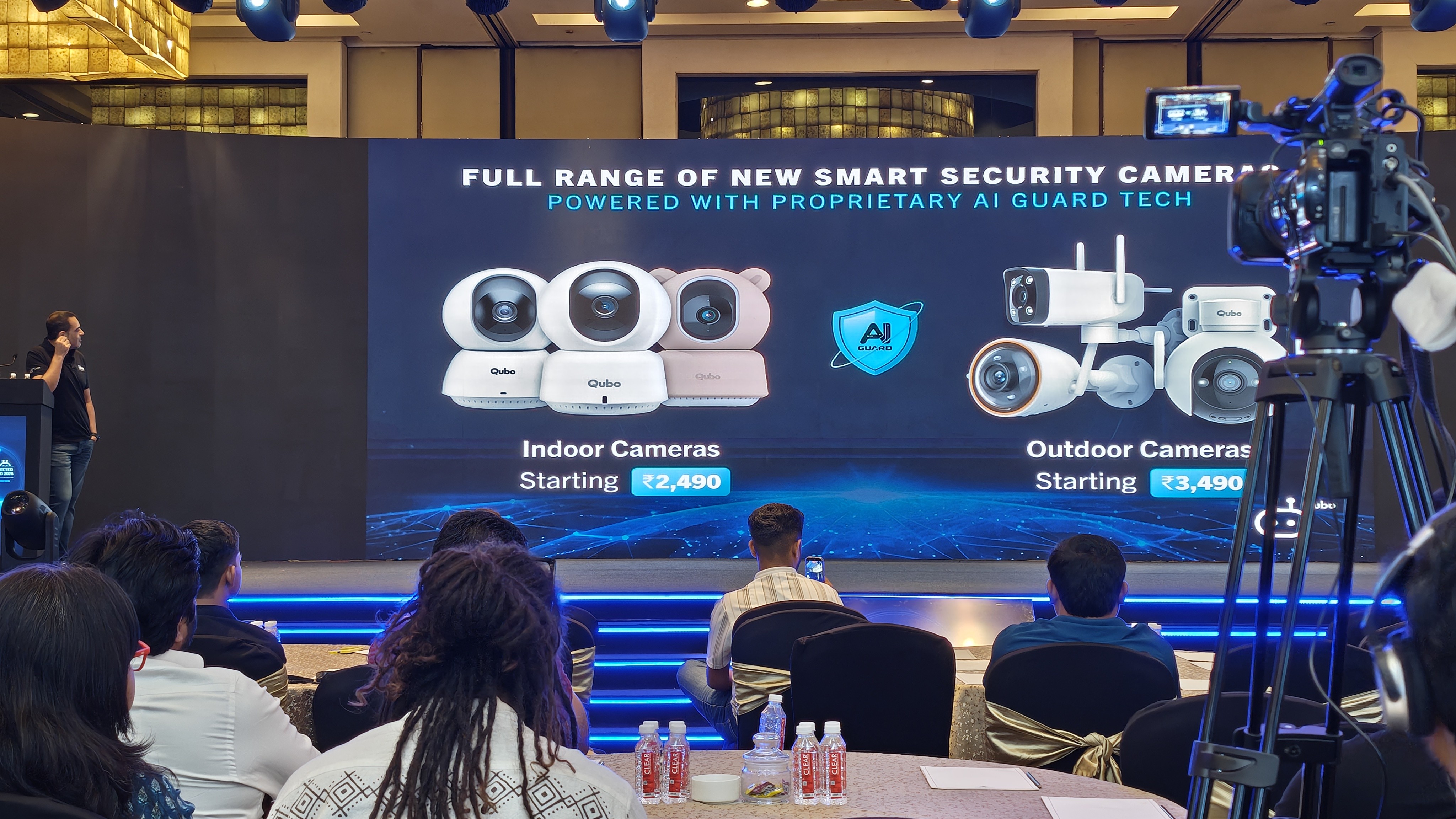 Qubo AI cameras can detect threats, trigger alarms, and back up recordings securely (Shubh Bhushan / HT Tech) Qubo AI cameras can detect threats, trigger alarms, and back up recordings securely (Shubh Bhushan / HT Tech)