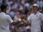 Jannik Sinner defeated Novak Djokovic, winning 6-4 6-4 6-4 win to reach the Wimbledon final.(AP)