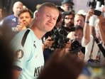 Norway's Erling Haaland gestures during a news ahead of their quarterfinal World Cup soccer match against England Thursday, July 9, 2026, in Fort Lauderdale, Fla. (AP/PTI)(AP07_09_2026_000524B)