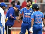 Ouch! Not the kind of start Shreyas Iyer would have imagined for himself.(AFP)