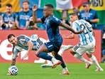 Cabo Verde, a nation of 10 small islands, is now part of footballing lore. (Above) Jovane Cabral and the rest of the team stunned Lionel Messi, and the world, with two goals against Argentina last week. (AFP)