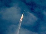 ISRO's PSLV-C62 carrying the EOS-N1 lifts off from the Satish Dhawan Space Centre in Sriharikota, Andhra Pradesh.