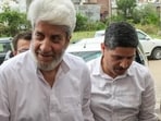 Jailed Democratic Freedom Party chief Shabir Ahmad Shah is among six separatist leaders chargesheeted by the National Investigation Agency (NIA) on Friday in connection with a 1996 case of mob violence and indiscriminate firing on police in Srinagar. (File photo)