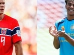 (L-R) Erling Haaland, Lamine Yamal at FIFA 2026
