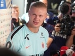 Erling Haaland is not happy at all.