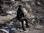 Michael Saavedra, a Miami Beach firefighter, on the disaster site.