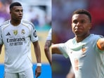Kylian Mbappe for Real Madrid and France.