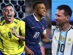 Ronaldo for Brazil, Mbappe for France and Lionel Messi for Argentina.