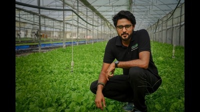 “The biggest myth we grew up with is that farming is timeless,” says Arvind Narayanan (in pic), co-founder of Growize Farms. (HT)