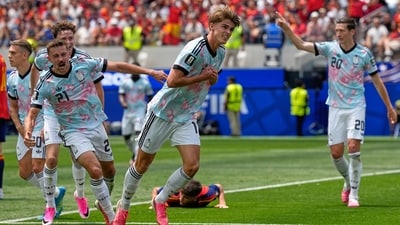 Belgium forward Charles De Ketelaere notched the first goal allowed by Spain in the entire World Cup in the 41st minute. (AP Photo) Belgium forward Charles De Ketelaere notched the first goal allowed by Spain in the entire World Cup in the 41st minute. (AP Photo)