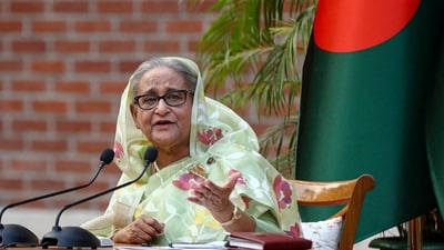 Hasina fled Bangladesh in 2024 after protests ended her 20 years as prime minister across multiple terms. (REUTERS/FILE)