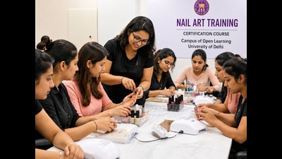 Delhi University has introduced a certification course in nail art, and its registrations are open till August 1. (Photo: AI Generated using ChatGPT (For representational purposes only)) Delhi University has introduced a certification course in nail art, and its registrations are open till August 1. (Photo: AI Generated using ChatGPT (For representational purposes only))