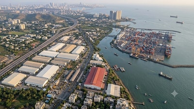 Amazon Seller Services Private Limited has leased more than 4.17 lakh sq ft of warehousing space in Bhiwandi, near Mumbai, at an estimated rental outgo of over ₹162 crore. (Picture for representational purposes only) (Gemini Generated Photo ) Amazon Seller Services Private Limited has leased more than 4.17 lakh sq ft of warehousing space in Bhiwandi, near Mumbai, at an estimated rental outgo of over ₹162 crore. (Picture for representational purposes only) (Gemini Generated Photo )
