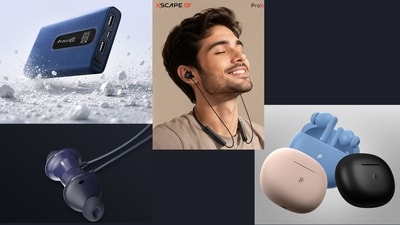 Lava has launched new earbuds, a neckband and a 10,000mAh power bank with updated features in India. (Lava) Lava has launched new earbuds, a neckband and a 10,000mAh power bank with updated features in India. (Lava)